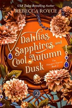 Dahlias, Sapphires, and Cool Autumn Dusk